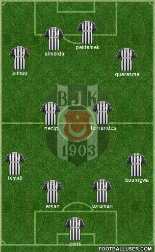 Besiktas JK Formation 2011