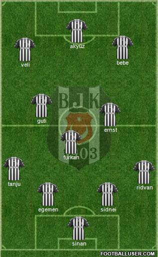 Besiktas JK Formation 2011