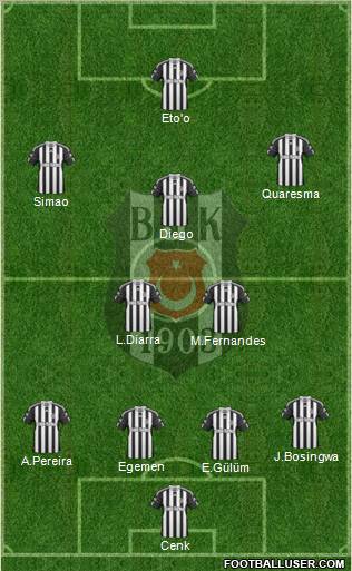 Besiktas JK Formation 2011