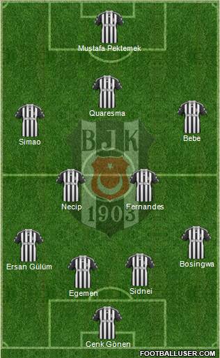 Besiktas JK Formation 2011