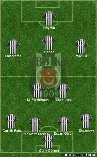 Besiktas JK Formation 2011