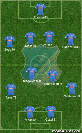 TSG 1899 Hoffenheim Formation 2011