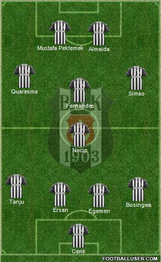 Besiktas JK Formation 2011