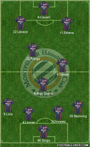 Montpellier Hérault Sport Club Formation 2011