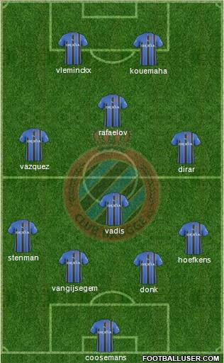 Club Brugge KV Formation 2011
