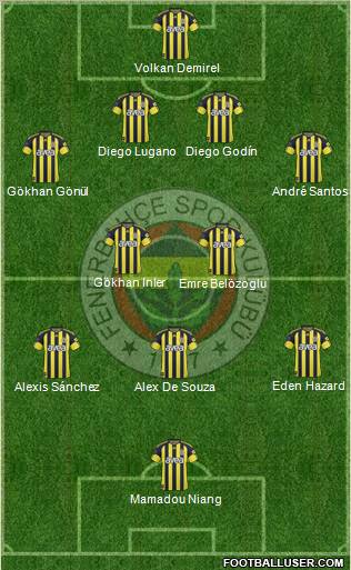 Fenerbahçe SK Formation 2011