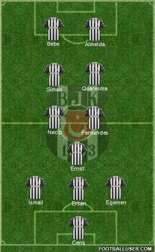 Besiktas JK Formation 2011