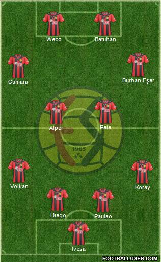 Eskisehirspor football formation