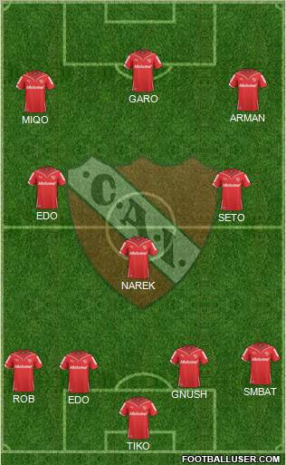 Independiente Formation 2011