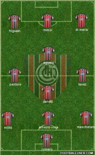 Chacarita Juniors Formation 2011