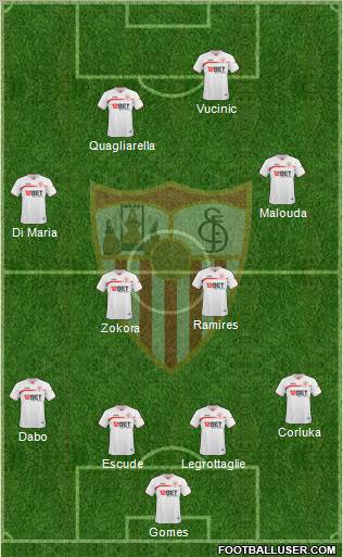 Sevilla F.C., S.A.D. Formation 2011