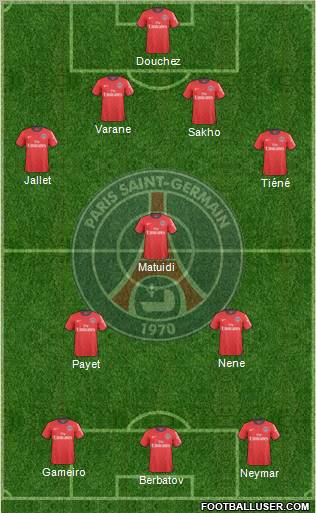Paris Saint-Germain Formation 2011