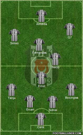 Besiktas JK Formation 2011