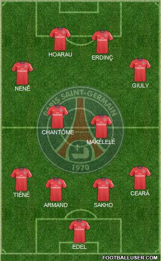 Paris Saint-Germain Formation 2011