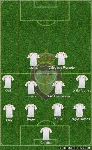 Real Jaén C.F. Formation 2011