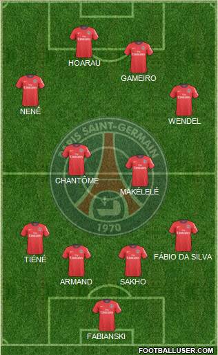 Paris Saint-Germain Formation 2011