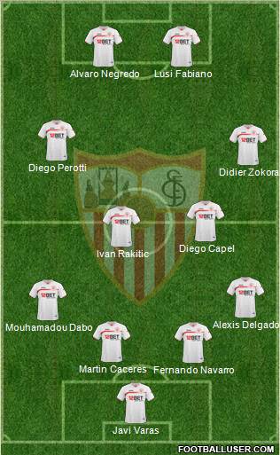 Sevilla F.C., S.A.D. Formation 2011