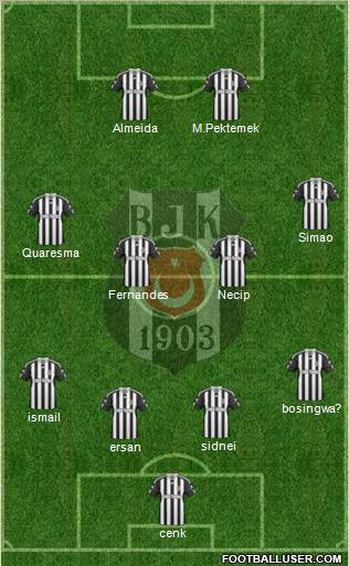 Besiktas JK Formation 2011