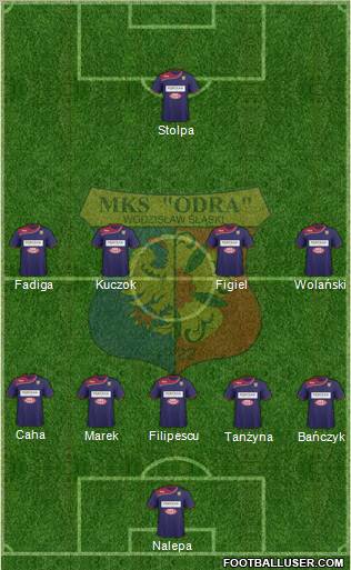 Odra Wodzislaw Slaski Formation 2011