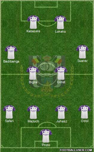 RSC Anderlecht Formation 2011