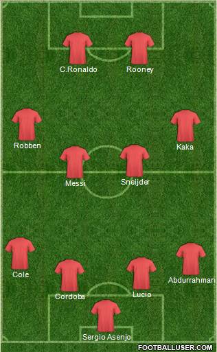 Pro Evolution Soccer Team Formation 2011