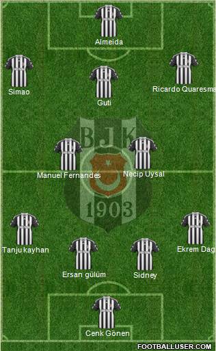 Besiktas JK Formation 2011