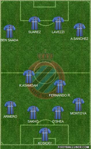 Club Brugge KV Formation 2011