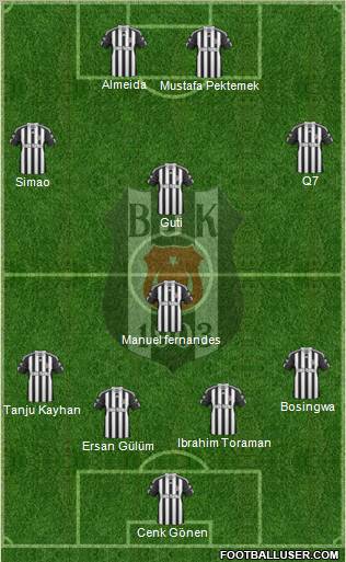 Besiktas JK Formation 2011