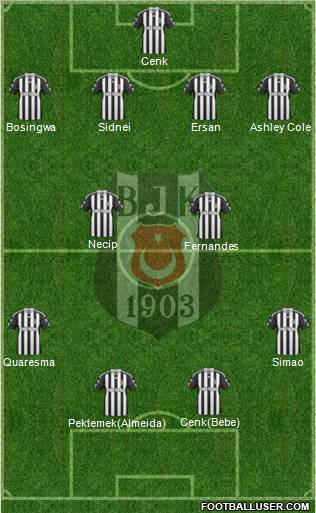 Besiktas JK Formation 2011