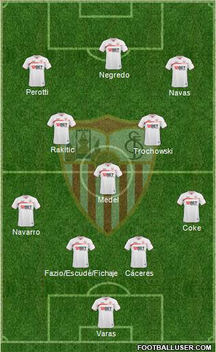 Sevilla F.C., S.A.D. Formation 2011