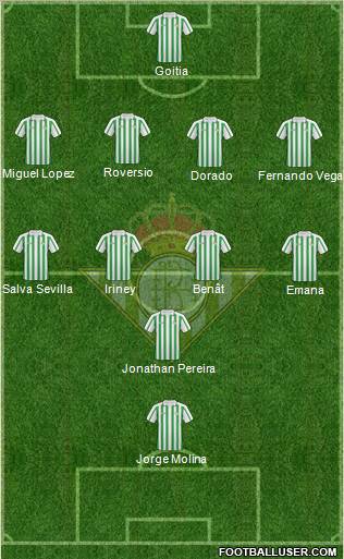 Real Betis B., S.A.D. Formation 2011