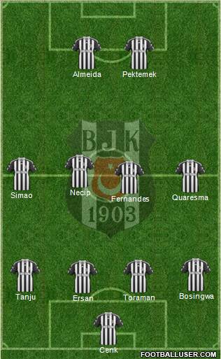 Besiktas JK Formation 2011