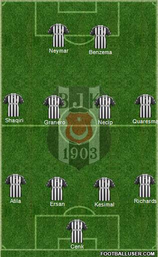 Besiktas JK Formation 2011