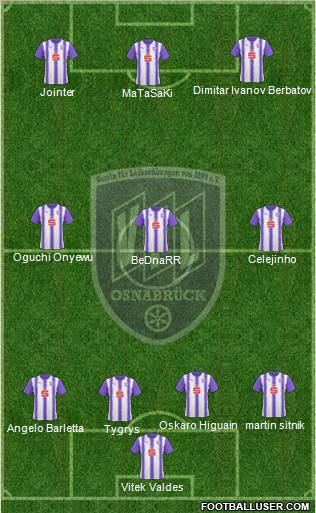 VfL Osnabrück Formation 2011