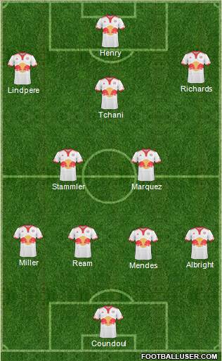 New York Red Bulls Formation 2011