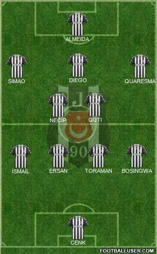Besiktas JK Formation 2011