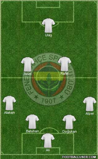 Fenerbahçe SK Formation 2011