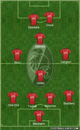 SC Freiburg Formation 2011