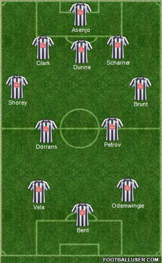 West Bromwich Albion Formation 2011