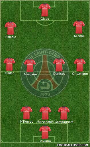 Paris Saint-Germain Formation 2011