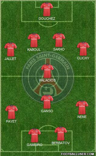 Paris Saint-Germain Formation 2011