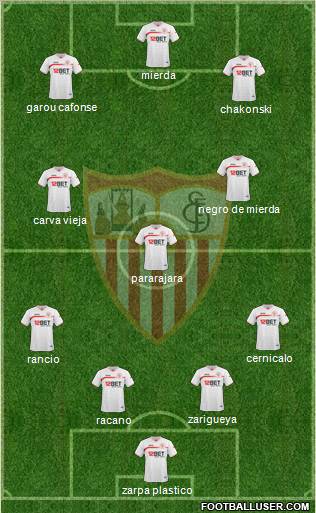 Sevilla F.C., S.A.D. Formation 2011