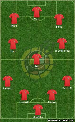 Spain Formation 2011