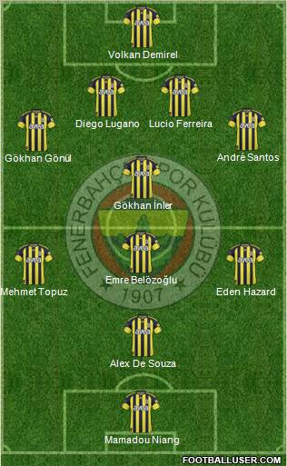 Fenerbahçe SK Formation 2011