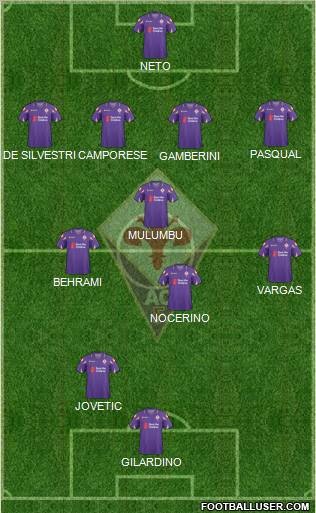 Fiorentina Formation 2011