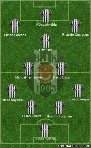 Besiktas JK Formation 2011