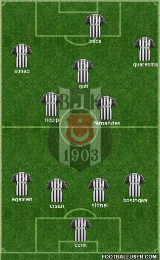 Besiktas JK Formation 2011
