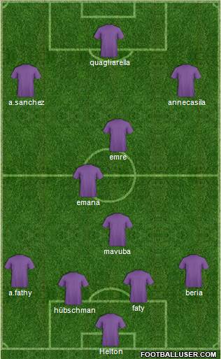 Pro Evolution Soccer Team Formation 2011