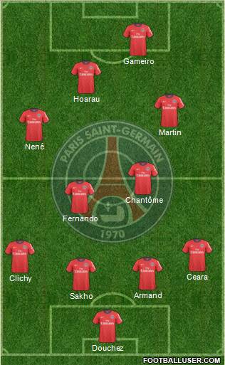 Paris Saint-Germain Formation 2011
