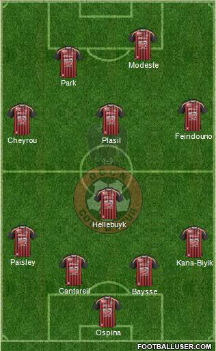 OGC Nice Côte d'Azur football formation